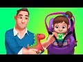 Fun Little Baby Care - Crazy Nursery - Doctor Dress Up Bath Time Feed