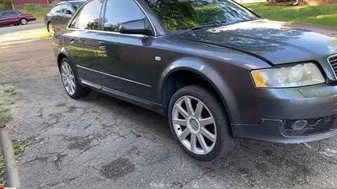 02-04 Audi A4 engine mounts replacement.