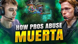 BEST of Muerta Gameplay - How PROS make the NEW Hero look BROKEN on 7.32e Patch