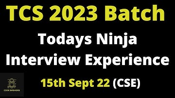 Todays TCS Ninja Interview Experience | TR+MR+HR Questions Discussed | 2023 Batch