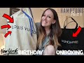 BIRTHDAY &amp; NEW YORK HAUL 🔥 LOUIS VUITTON Bag Unboxing &amp; Join me in THE HAMPTONS Part 1 😍
