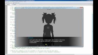 #renpy 12 Ren'py tutorials. Labels and Control Flow Part 4.