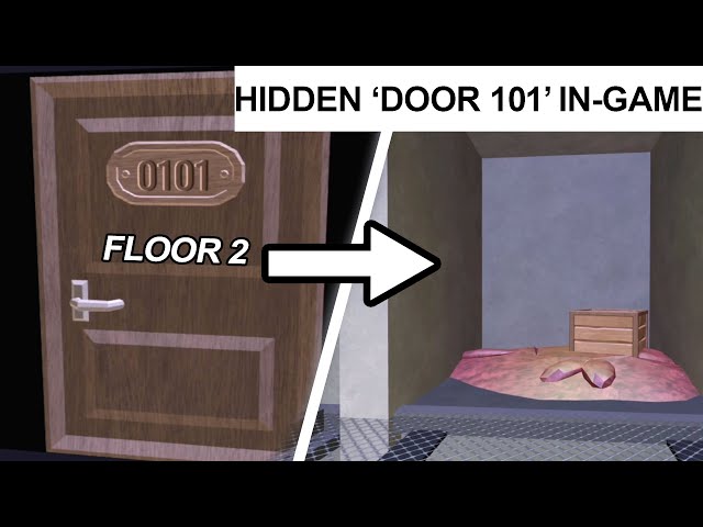 I Found SECRET 101 DOOR! What's INSIDE IT? Roblox Doors Floor 2 