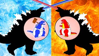 GODZILLA Hot Pregnant VS Cold Pregnant | Godzilla Animation Cartoon | Toni Godzilla Fan