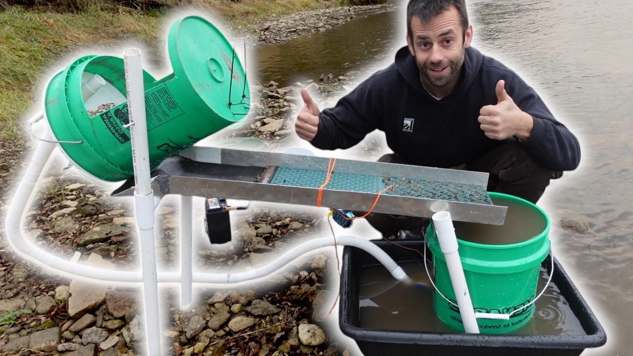 Homemade Bucket Highbanker, Iowa GOLD!