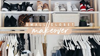 DIY SMALL CLOSET MAKEOVER