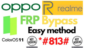 Realme & Oppo  Android 11 - ColorOS 11 FRP Bypass Easy method