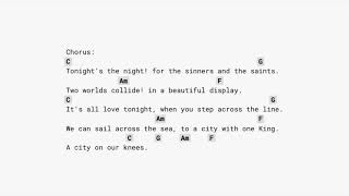 City On Our Knees by TobyMac feat. Billy Graham (NO CAPO) guitar chords & lyrics