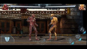 THE FLASH VS THE REVERSE FLASH ALL CHAPTER 4 - INJUSTICE 2 MOBILE