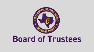 Godley ISD Board of Trustees Meeting  April 22, 2024