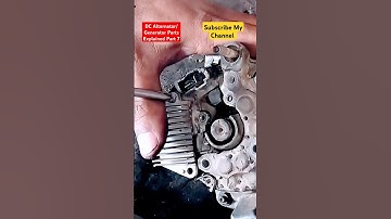 DC Alternator/Generator Parts Explained Part 7 #trending  #viral #viralshorts #norafatehi #payal