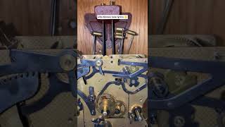 200 year old clock bell chime power old technology #shortvideo #clock #shorts #vintage #satisfying