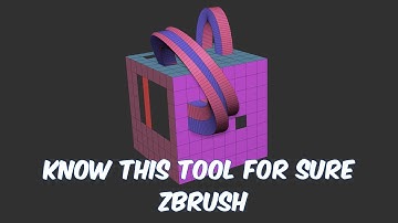 BRIDGE - Edge Action - ZModeler - ZBrush Tutorial for Beginners