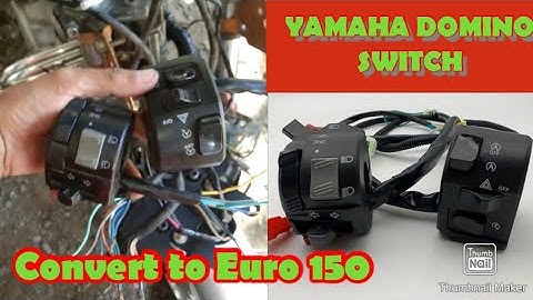 Yamaha Domino switch Convert to Euro 150