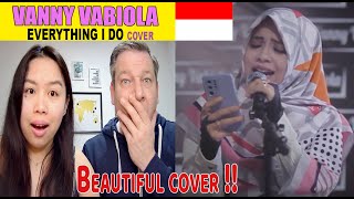 Vanny Vabiola - Everything I Do (cover) | Dutch couple REACTION