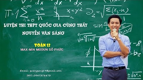 Cực trị số phức - phần 1
