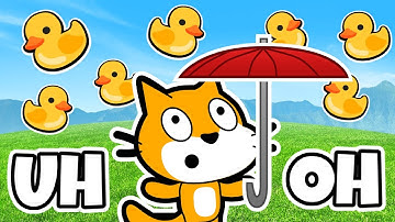 Make a DODGING Game in Scratch 🐤👇 Tutorial