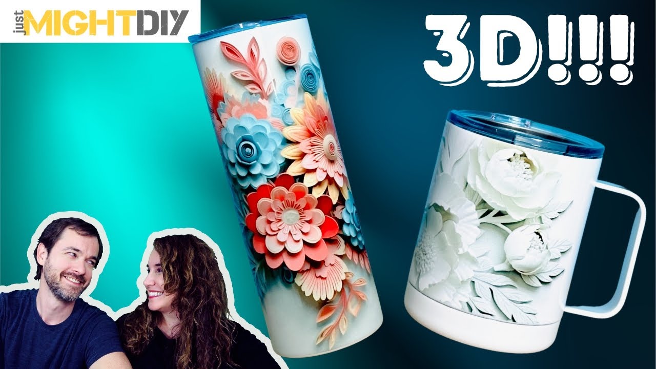 3D Tumbler Sublimation Transfers – Classy Crafts