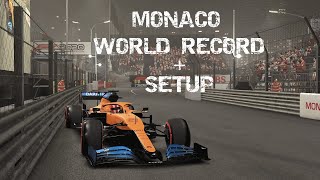 F1 2020 Monaco World Record 1:06.890 + Setup