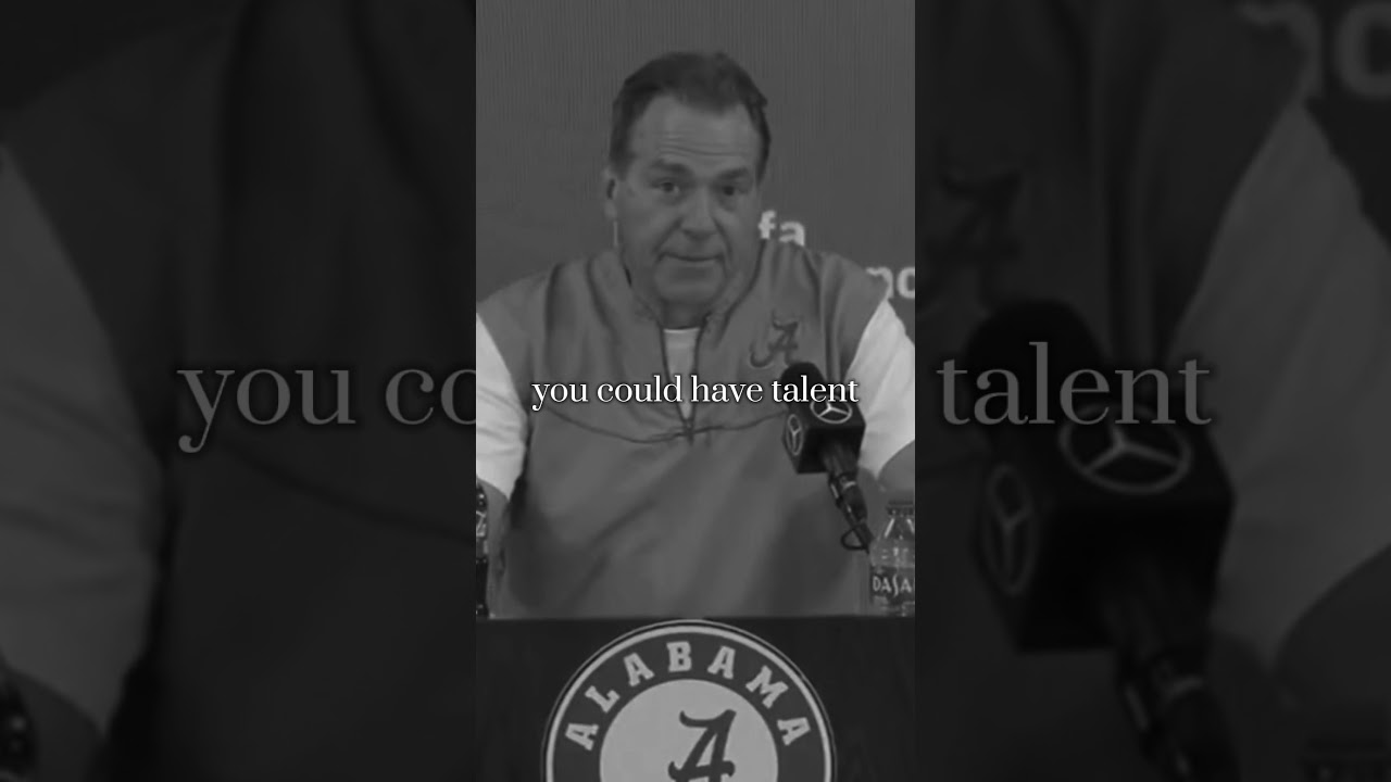 Nick Saban - The importance of nothing
