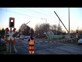 Spoorwegovergang Krefeld (D) // Railroad crossing // Bahnübergang