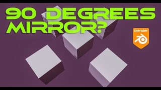 90 DEGREES mirror in Blender - VANILLA vs. HARD OPS