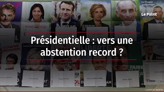 Présidentielle : vers une abstention record ?