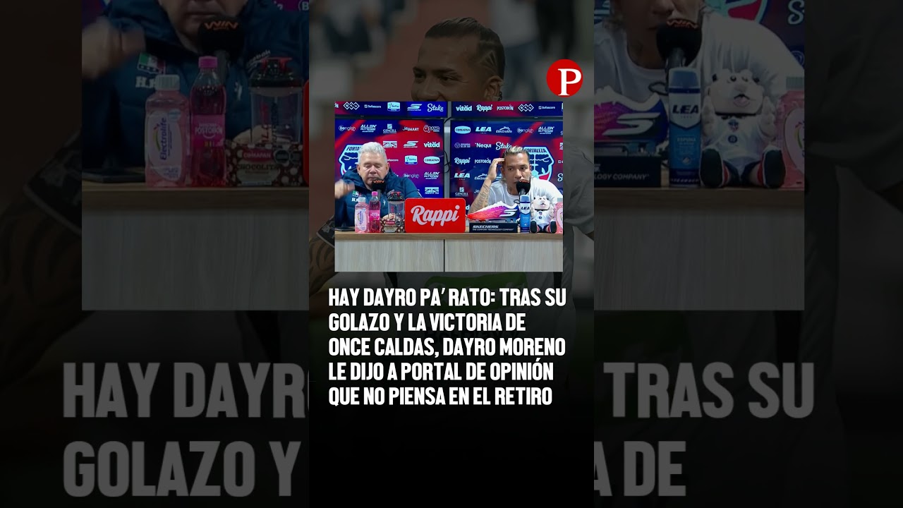 Dayro Moreno le dijo a Portal de Opinión que no piensa en el retiro