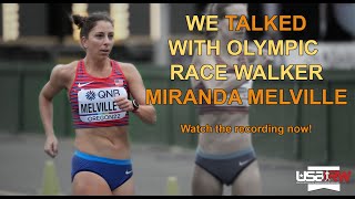 Olympic Race Walker - Miranda Melville - Interview About Race Walking