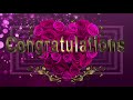 💗Congratulations💗#whatsapp #congratulations #congratulation #bestwishes