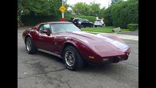 1977 Corvette C3 Matching Numbers | L48 V8 | Walkaround, Cold Start & Driving