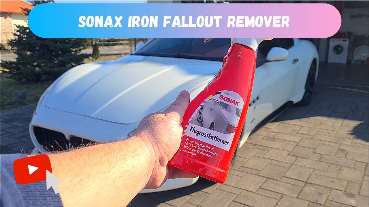 Sonax iron fallout remover test