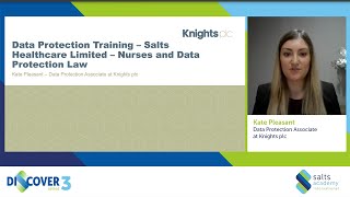 Discover Series 3: Session 1: Data Protection - do you know enough?