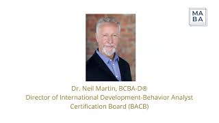 MABA Synposium, Dr. Neil Martin, Phd, BCBA-D