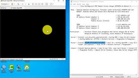 Cara Konfigurasi VPN RemoteAccess OpenVPN di Debian 9   | Linux Environment