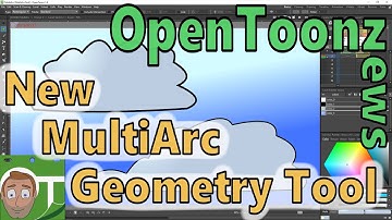 OpenToonz news: New MultiArc Geometry Tool
