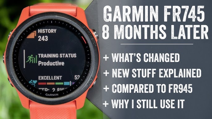 GARMIN Forerunner 745 Magma Red / Smartwatch 43.8mm