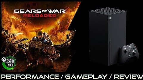 Gears of War Reloaded | Xbox Series X | Performance / Gameplay / Review 