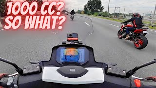 400cc MAXI SCOOTER triggered by 1000cc BIKE