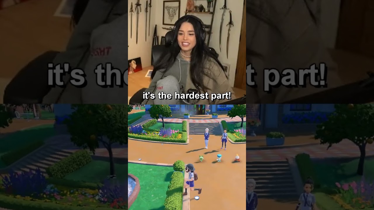 Valkyrae chooses her STARTER in Pokémon Violet
