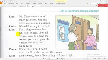 Unit 4 - English 9 - LEARNING A FOREIGN LANGUAGE - SGK Tiếng Anh 9 Part 1