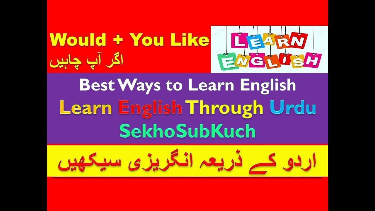 Would You Like English Sentence Structure YouTube