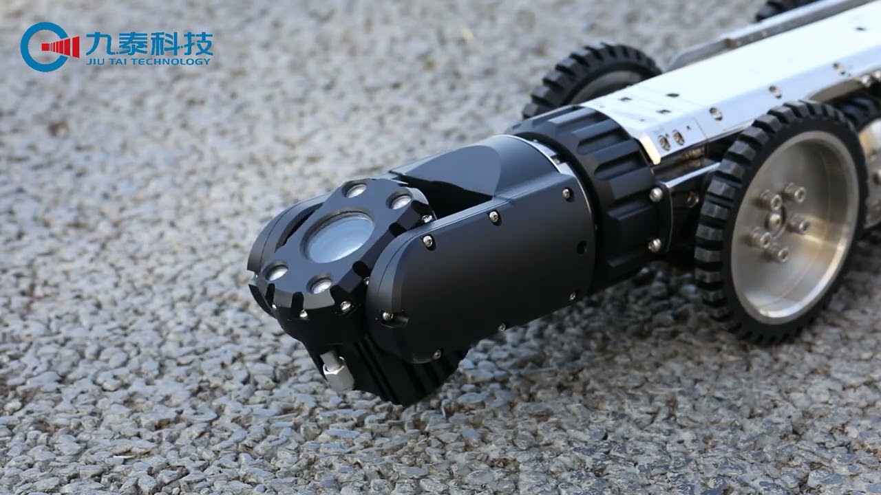 102B sewer drain pipe inspection crawler robotic camera system