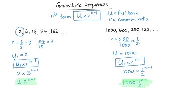 Finding the nth term for geometric sequences - IGCSE