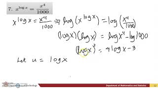 Solutions to Exercises on Log and Exponential Functions (Part 3)