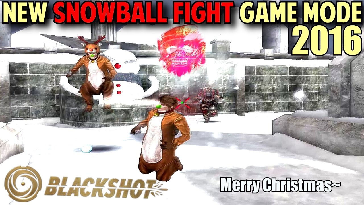 Blackshot SEA - New Snow Ball Fight Game Mode 2016