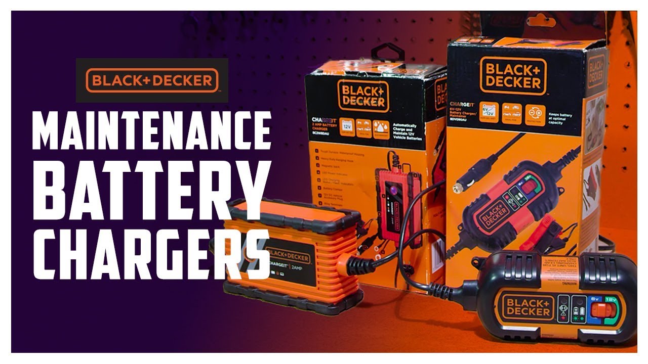 Black & Decker Maintenance Battery Chargers // Supercheap Auto 