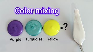 Guess the final colors  | Satisfying video| Art video| Color mixing video| Painting mixing video