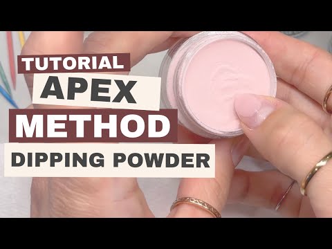 Detailed APEX method tutorial | Glowdip Dipping Powder