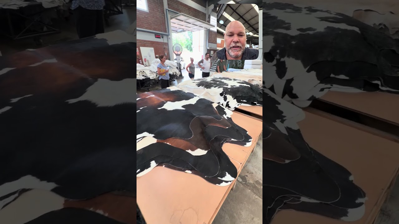 Video for our Zulu customers. HideSkin stocking over 3000 cowhides.